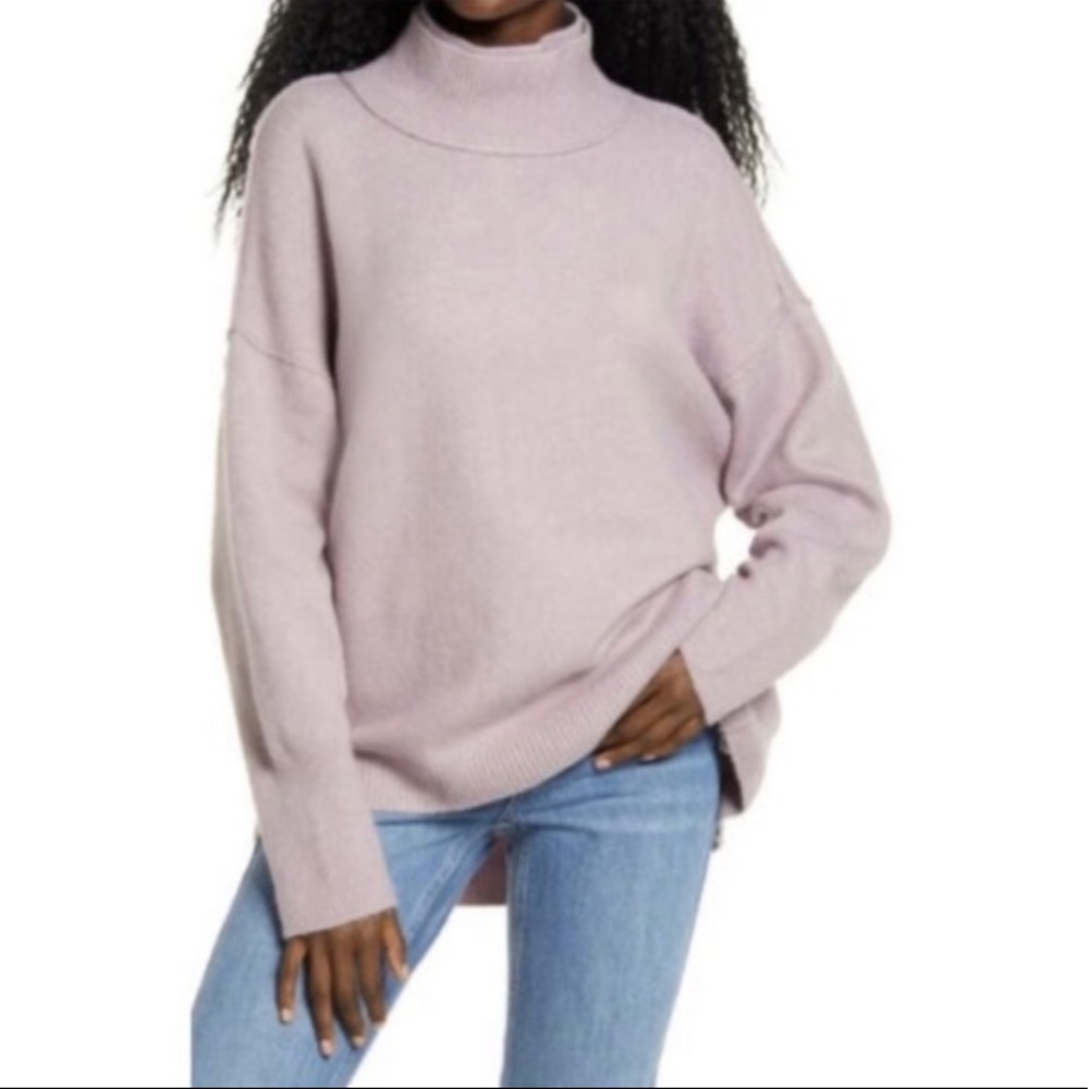 Free People Afterglow Mock Neck Sweater Size XS